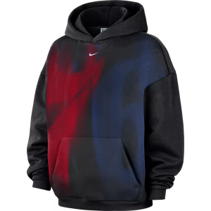 Nike Adult Philadelphia 76ers Worn With Obsession Standard Issue Therma Fleece Icon Hoodie, Men's, Medium, Black