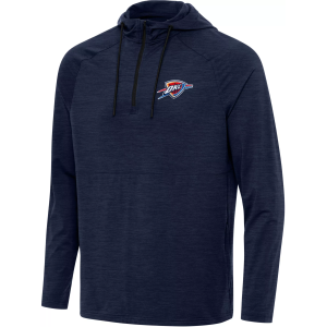 Antigua Antigua Men's Oklahoma City Thunder Navy Spikes Quarter-Zip Hooded Pullover, XL, Blue - $112.99 at DICK'S Sporting Goods