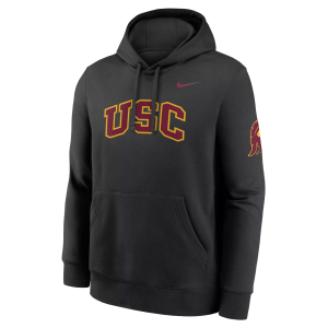 Nike Men's USC Trojans Black Club Fleece Hoodie, Small