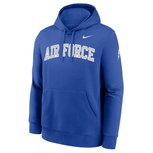 Nike Men's Air Force Falcons Club Fleece Hoodie, XL, Blue