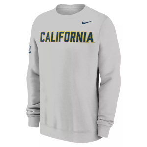Nike Nike Men's Cal Golden Bears Photon Dust Club Crewneck Sweatshirt, XXL, White - $100.00 at DICK'S Sporting Goods