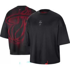 Nike Adult Miami Heat Worn With Obsession Standard Issue Game T-Shirt, Men's, Small, Black