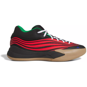 adidas Dame X Basketball Shoes, Men's, M8/W9, Core Black/Pure Ruby/Gum4