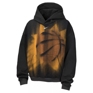Nike Youth Phoenix Suns Worn With Obsession Standard Issue Therma Fleece Icon Hoodie, Small, Black