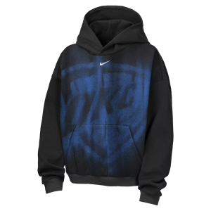 Nike Youth Oklahoma City Thunder Worn With Obsession Standard Issue Therma Fleece Icon Hoodie, Large, Black