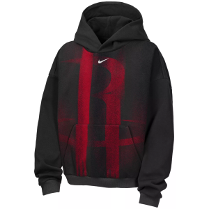 Nike Youth Houston Rockets Worn With Obsession Standard Issue Therma Fleece Icon Hoodie, Small, Black
