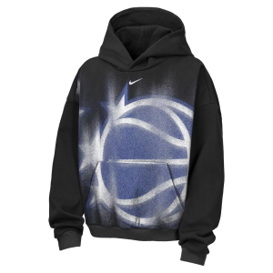 Nike Youth Orlando Magic Worn With Obsession Standard Issue Therma Fleece Icon Hoodie, Small, Black