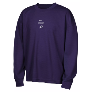 Nike Youth Phoenix Suns Worn With Obsession Standard Issue Game Long Sleeve Shirt, Small, Purple