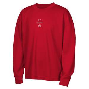 Nike Youth Detroit Pistons Worn With Obsession Standard Issue Game Long Sleeve Shirt, Small, Red