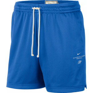 Nike Adult Oklahoma City Thunder Worn With Obsession Standard Issue Dri-FIT Mesh Shorts, Men's, Small, Blue