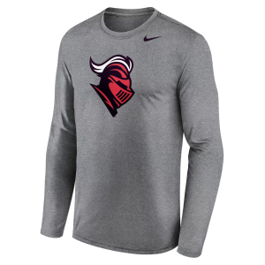 Nike Men's Rutgers Scarlet Knights Gray Legend Long Sleeve Shirt, Small