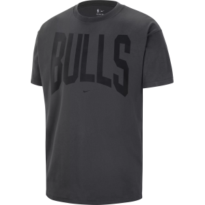 Nike Adult Chicago Bulls Worn With Obsession Standard Issue Travel Peak T-Shirt, Men's, Small, Gray