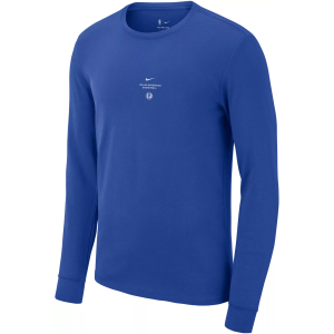 Nike Adult Dallas Mavericks Worn With Obsession Standard Issue Practice Long Sleeve Shirt, Men's, Small, Blue