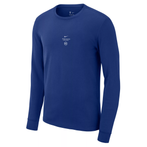 Nike Adult Detroit Pistons Worn With Obsession Standard Issue Practice Long Sleeve Shirt, Men's, Small, Blue