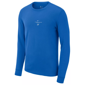 Nike Adult Oklahoma City Thunder Worn With Obsession Standard Issue Practice Long Sleeve Shirt, Men's, Small, Blue