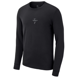 Nike Adult San Antonio Spurs Worn With Obsession Standard Issue Practice Long Sleeve Shirt, Men's, Small, Black