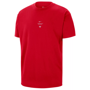 Nike Adult Chicago Bulls Worn With Obsession Standard Issue Practice Club T-Shirt, Men's, Small, Red
