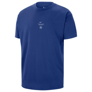 Nike Adult Detroit Pistons Worn With Obsession Standard Issue Practice Club T-Shirt, Men's, Small, Blue