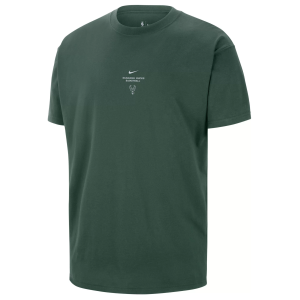 Nike Adult Milwaukee Bucks Worn With Obsession Standard Issue Practice Club T-Shirt, Men's, Small, Green