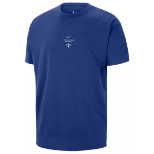Nike Adult New York Knicks Worn With Obsession Standard Issue Practice Club T-Shirt, Men's, Small, Blue