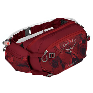 Osprey Seral 7 Bike Hydration Waist Pack, Women's, Claret Red