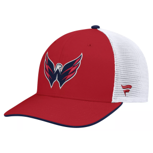 NHL Men's Washington Capitals Red Rink Structured Adjustable Hat
