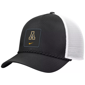 Nike Nike Adult Appalachian State Mountaineers Black Gameday Adjustable Trucker Hat, Men's - $38.00 at DICK'S Sporting Goods