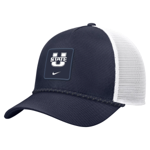 Nike Nike Adult Utah State Aggies Navy Gameday Adjustable Trucker Hat, Men's, Blue - $38.00 at DICK'S Sporting Goods