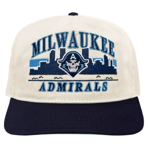 Celly Celly Adult Milwaukee Admirals Snapback Unstructured Hat, Men's, White - $38.00 at DICK'S Sporting Goods