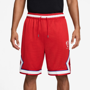 Jordan Men's Brooklyn FC Diamond Mesh Shorts, XXL, University Red