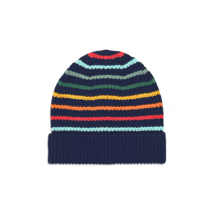 Primary Primary Kids Cotton Beanie, Medium/Large, Navy Multi Stripe - $34.50 at DICK'S Sporting Goods