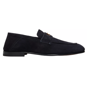G/Fore Men's Metal Tees Suede Flex Loafer, Size 9.5, Twilight