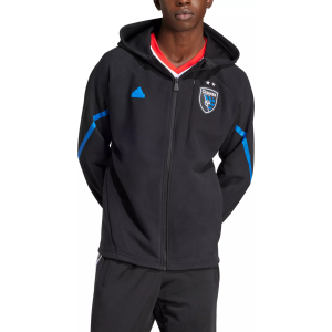 Adidas adidas Adult San Jose Earthquakes 2024 Black Prematch Anthem Jacket, Men's, Large - $110.00 at DICK'S Sporting Goods