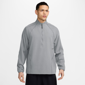 Nike Men's Tech Dri-FIT Quarter-Zip Top, Large, Wolf Grey