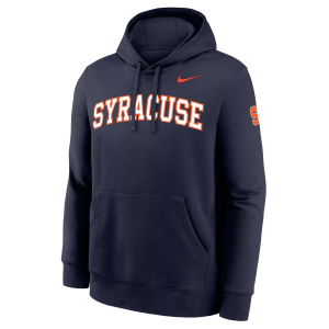 Nike Men's Syracuse Orange Club Fleece Hoodie, Large, Blue