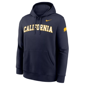 Nike Men's Cal Golden Bears Club Fleece Hoodie, Large, Blue