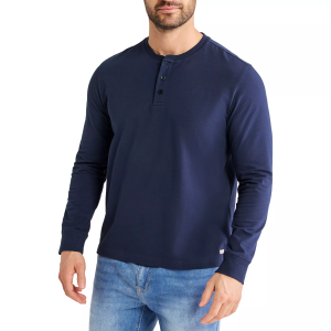 Fair Harbor Men's Pacific Henley, XL, Navy