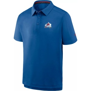 NHL Men's Colorado Avalanche Blue Rink Polo, Small