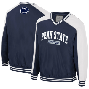 Colosseum Men's Penn State Nittany Lions Coach Jacket, Small, Blue