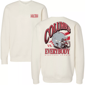 Barstool Sports Barstool Sports Adult Columbus vs Everybody Crewneck Sweatshirt, Men's, Medium, Tan - $55.00 at DICK'S Sporting Goods