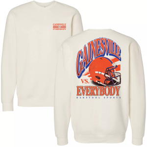 Barstool Sports Barstool Sports Adult Gainesville vs Everybody Crewneck Sweatshirt, Men's, XXL, Tan - $55.00 at DICK'S Sporting Goods