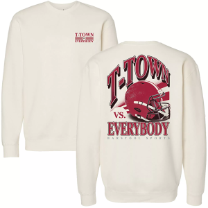 Barstool Sports Barstool Sports Adult Tuscaloosa vs Everybody Crewneck Sweatshirt, Men's, Medium, Tan - $55.00 at DICK'S Sporting Goods