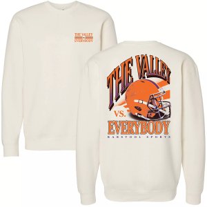 Barstool Sports Barstool Sports Adult Clemson vs Everybody Crewneck Sweatshirt, Men's, Large, Tan - $55.00 at DICK'S Sporting Goods
