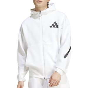 Adidas adidas Men's Z.N.E. Full-Zip Hooded Fleece Jacket, Small, White - $110.00 at DICK'S Sporting Goods