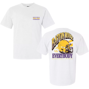Barstool Sports Barstool Sports Adult Baton Rouge vs Everybody Crewneck Sweatshirt, Men's, Large, White - $35.00 at DICK'S Sporting Goods