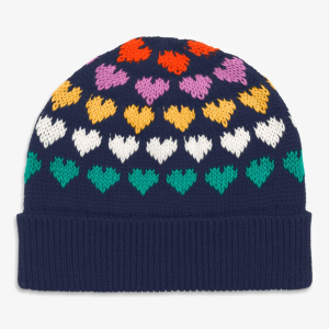 Primary Primary Kids' Cotton Beanie, XS/S, Navy Multi Hearts - $34.50 at DICK'S Sporting Goods