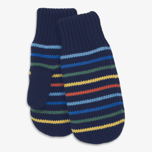 Primary Primary Kids' Cotton Mittens, Medium/Large, Navy Multi Stripe - $34.50 at DICK'S Sporting Goods