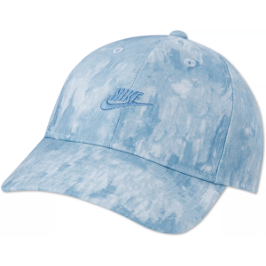 Nike Little Kids' Printed Curved Brim Cap, Blue