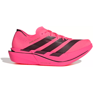 adidas Men's Adizero Adios Pro 5 Running Shoes, Size 8.5, Solar Turbo/Black/Lucid Red