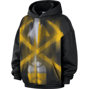 Nike Adult Denver Nuggets Worn With Obsession Standard Issue Therma Fleece Icon Hoodie, Men's, XXL, Black